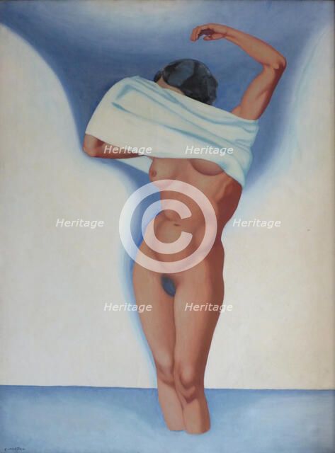 Bather who takes off her chemise, 1917.