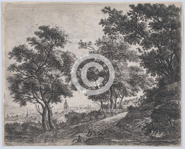 Bathers, 17th century. Creator: Anthonie Waterloo.