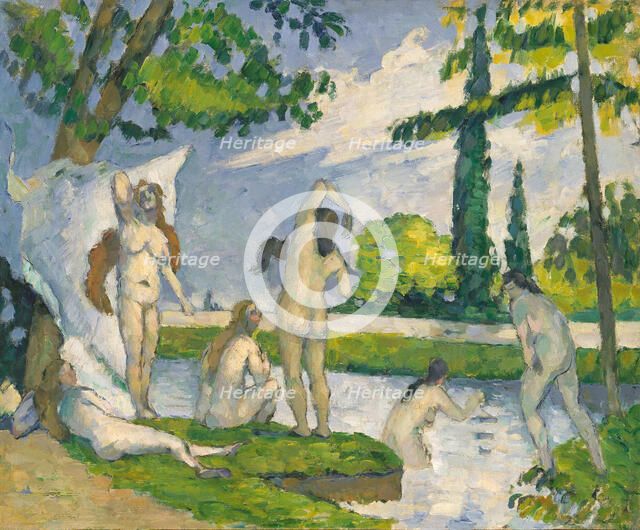 Bathers, 1874-75. Creator: Paul Cezanne.
