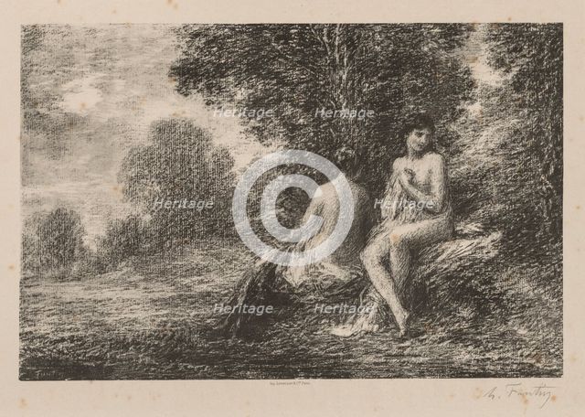 Bathers, 1881. Creator: Henri Fantin-Latour (French, 1836-1904).