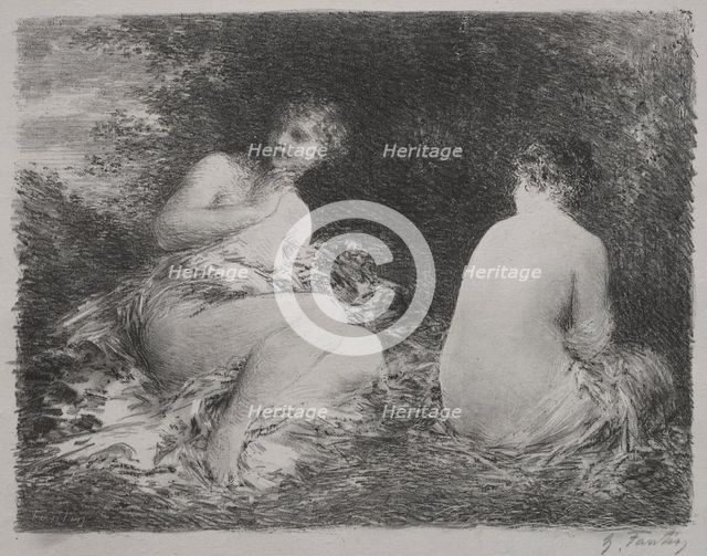 Bathers, 1899. Creator: Henri Fantin-Latour (French, 1836-1904).