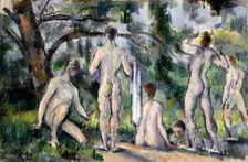 Bathers 1890-1894. Artist: Paul Cezanne