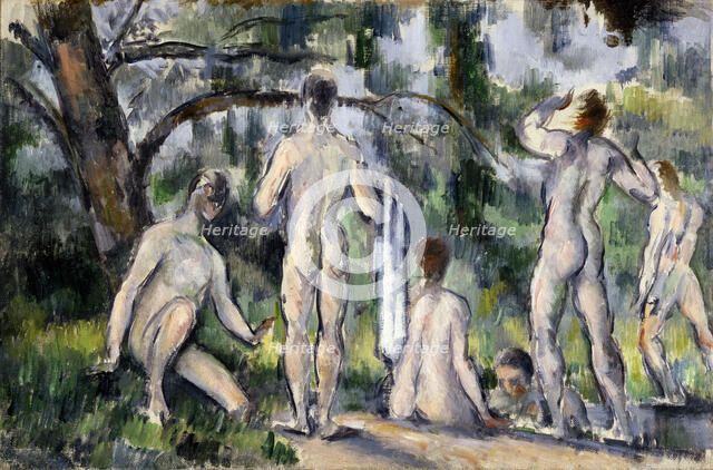 'Bathers', 1890-1894.  Artist: Paul Cezanne