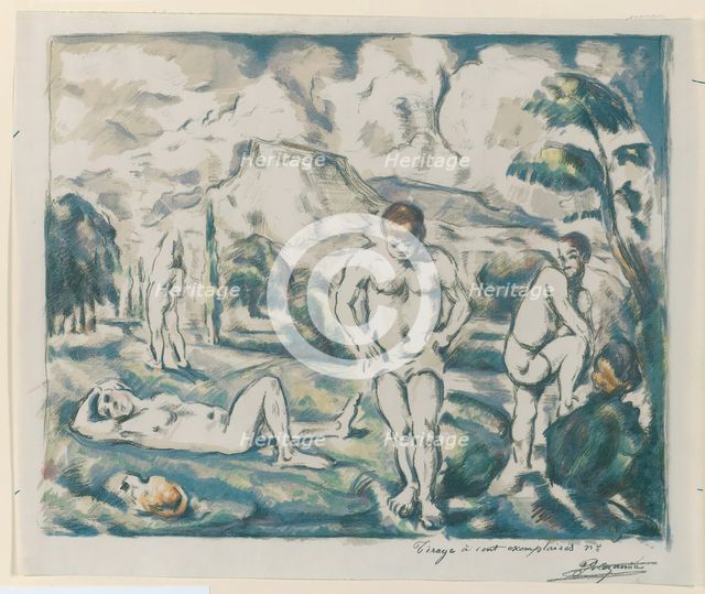 Bathers, 1890–1900. Creator: Paul Cezanne.