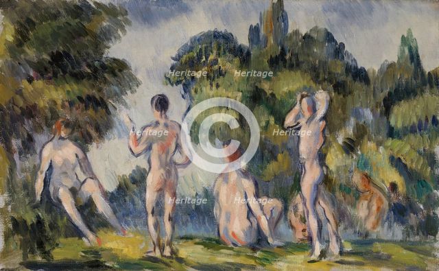 Bathers, 1890/94. Creator: Paul Cezanne.