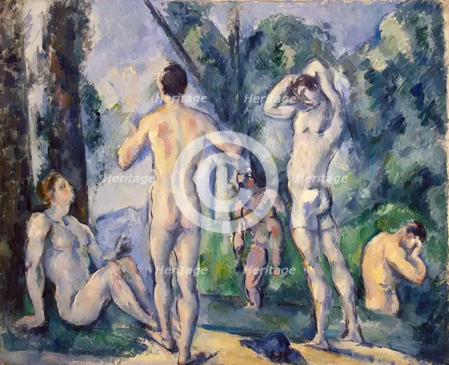 Bathers, 1890. Creator: Paul Cezanne.