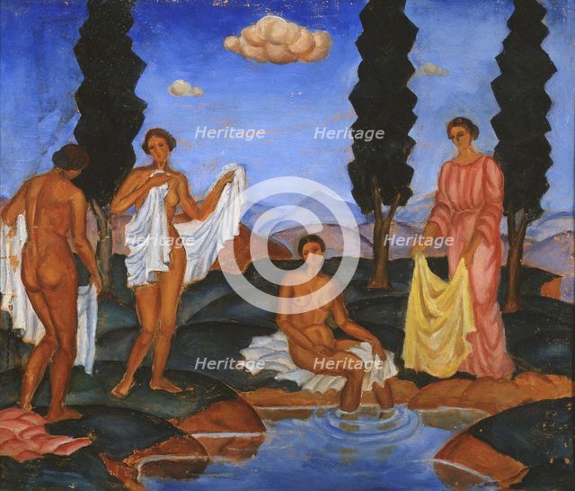 Bathers, 1910. Artist: Zak, Eugeniusz (1884-1926)