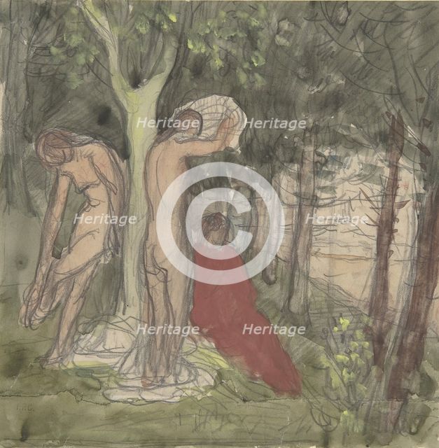 Bathers, 19th century. Creator: Pierre Puvis de Chavannes.