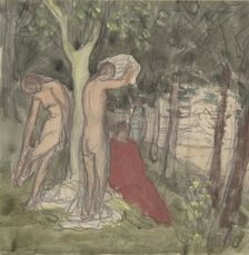 Bathers, 19th century. Creator: Pierre Puvis de Chavannes