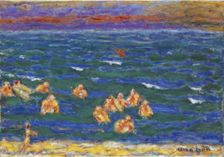 Bathers at the end of the day, c1945. Creator: Pierre Bonnard
