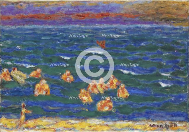 Bathers at the end of the day, c1945. Creator: Pierre Bonnard.