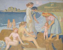 Bathers at Perros Guirec. Artist: Denis, Maurice (1870-1943)