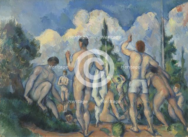 Bathers, c. 1890. Artist: Cézanne, Paul (1839-1906)