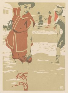 Bathers, c. 1900. Creator: Hans von Newmann (German, 1873-1957)