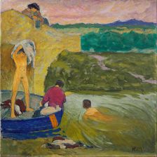 Bathers, c. 1911. Creator: Moser, Koloman (1868-1918)