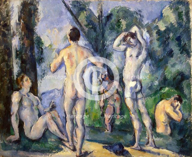 'Bathers', c1890.  Artist: Paul Cezanne