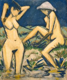 Bathers, c1920. Creator: Otto Mueller