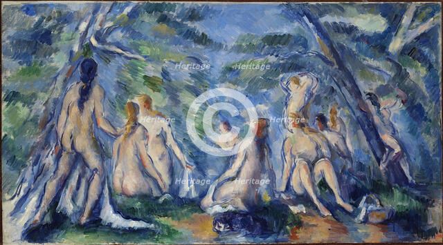 Bathers, ca 1895-1896. Creator: Cézanne, Paul (1839-1906).