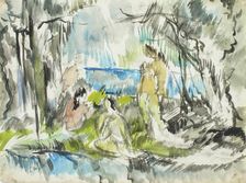 Bathers, early 20th century. Creator: Eemu Myntti