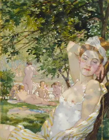 Bathers in the Sun, 1930. Artist: Konstantin Somov