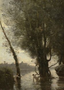 Bathers Of The Borromean Isles, c1865-70. Creator: Jean-Baptiste-Camille Corot