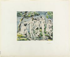 Bathers, published 1897. Creator: Paul Cezanne