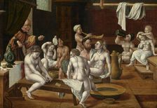 Bathhouse Scene, 16th century. Creator: Anonymous