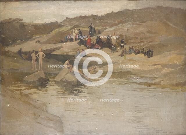 'Bathing', 1904. Artist: George Murray