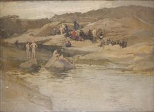 Bathing 1904. Artist: George Murray