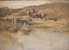 Bathing 1904. Creator: George Murray