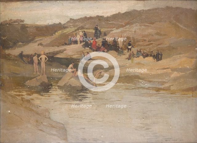'Bathing', 1904. Creator: George Murray.