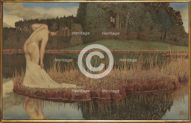 Bathing woman, c. 1906.