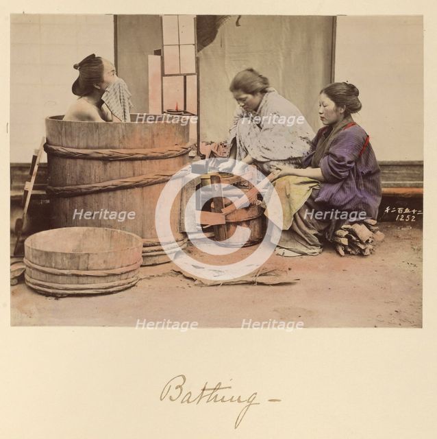 Bathing, about 1873-1883. Creator: Shinichi Suzuki I.