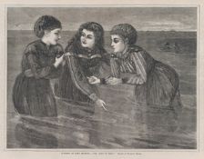 Bathing at Long Branch "Oh, Ain't It Cold" (Every Saturday, Vol. III, New Serie..., August 26, 1871. Creator: W.H. Morse