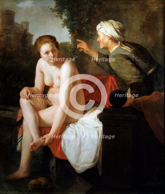 'Bathing Bathsheba', 17th century. Artist: Govaert Flinck