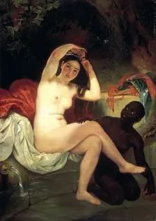 Bathing Bathsheba 1832. Artist: Karl Briullov