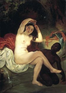 Bathing Bathsheba 1832. Artist: Karl Briullov