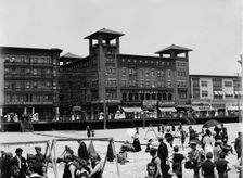 Bathing beach, Atlantic City, N.J., between 1900 and 1910. Creator: Unknown