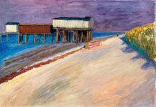 Bathing Cabin , 1911. Creator: Werefkin, Marianne, von (1860-1938)