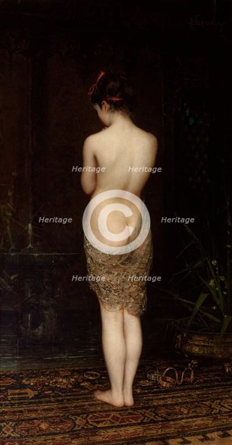 Bathing Girl, between 1881-1884. Creator: Pantaleon Szyndler.