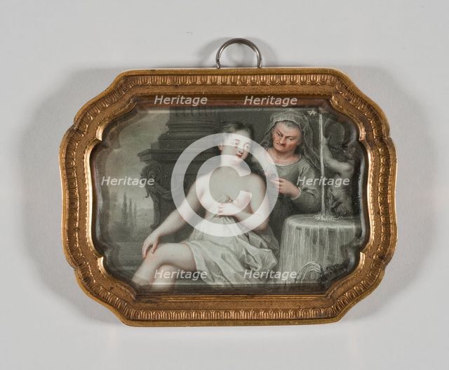 Bathing girl. Creator: Carl Gustav Klingstedt.