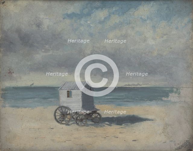 Bathing-hut, 1876. Creator: James Ensor.