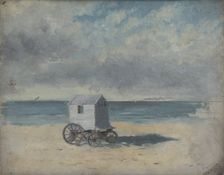 Bathing-hut, 1876. Creator: James Ensor