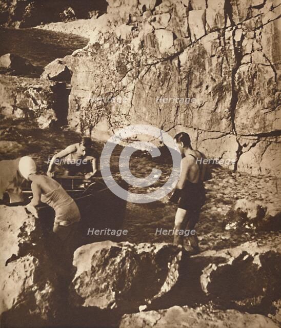 'Bathing in the Adriatic', 1937. Artist: Unknown.