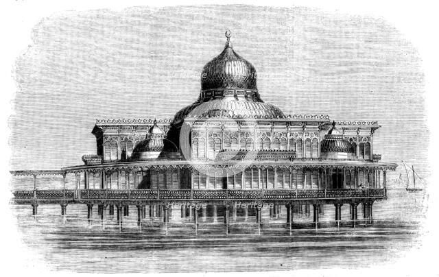Bathing Kiosk in course of construction for the Viceroy of Egypt, 1858. Creator: Unknown.