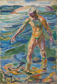 Bathing Man, 1918. Creator: Edvard Munch