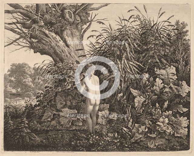 Bathing Maiden, 1796-1800. Creator: Carl Wilhelm Kolbe the elder.
