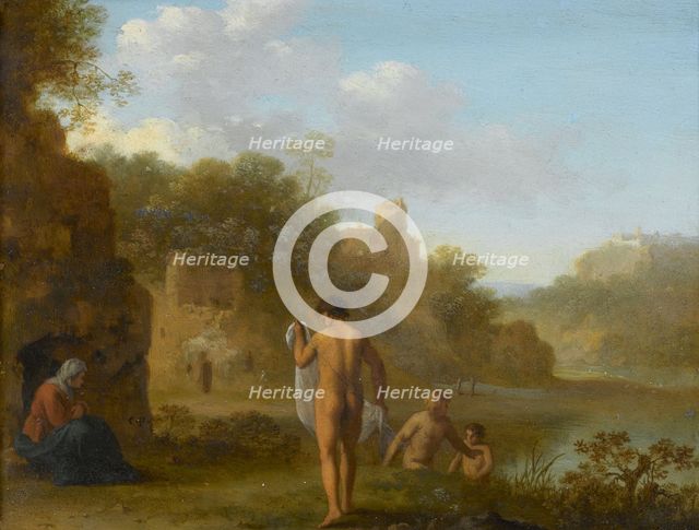 Bathing Men, after c.1646. Creator: Cornelis van Poelenburgh.