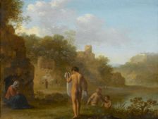 Bathing Men, after c.1646. Creator: Cornelis van Poelenburgh