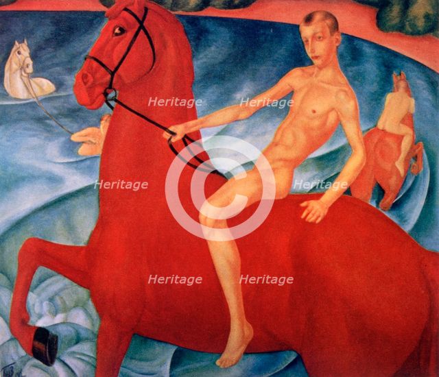 'Bathing of the Red Horse', 1912. Artist: Kuz'ma Petrov-Vodkin
